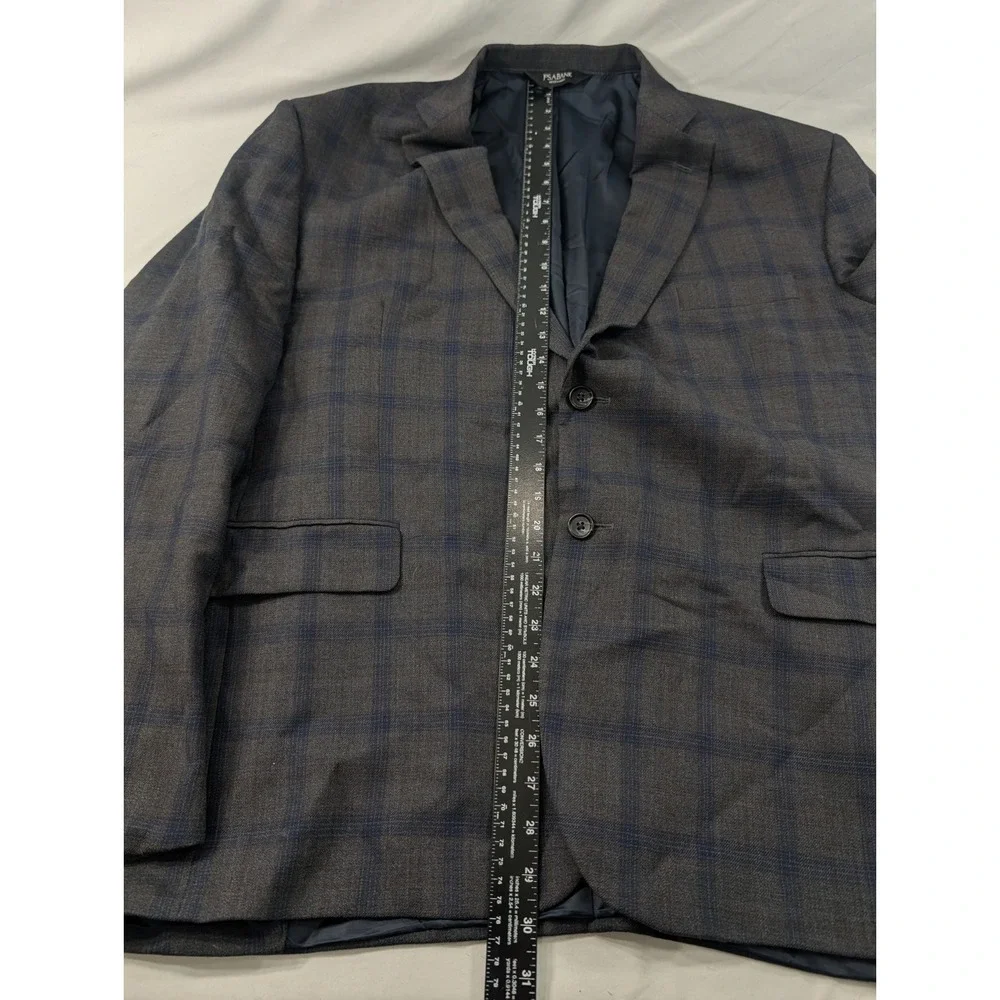 Jos. A. Bank Reserve Blazer Wool Glenn Check Plaid Sport Suit Jacket 48R 50